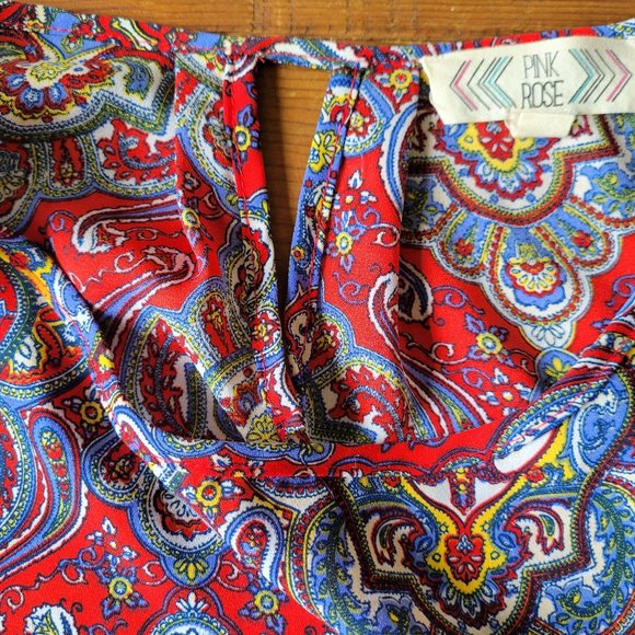 Boho Design Short Sleeve Top - Picture 3 of 5